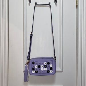 Floral Vegan leather purse
